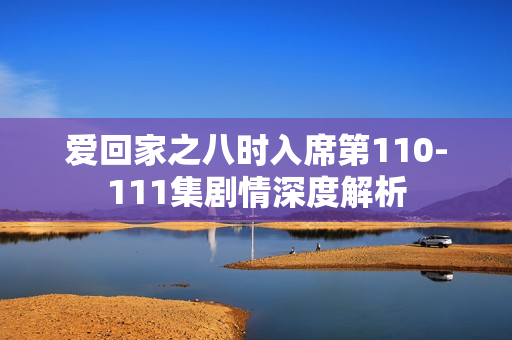 爱回家之八时入席第110-111集剧情深度解析