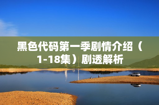 黑色代码第一季剧情介绍（1-18集）剧透解析