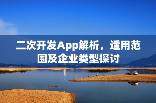 二次开发App解析，适用范围及企业类型探讨
