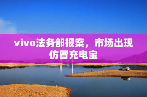 vivo法务部报案，市场出现仿冒充电宝