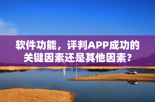 软件功能，评判APP成功的关键因素还是其他因素？