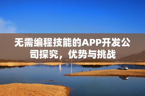 无需编程技能的APP开发公司探究，优势与挑战