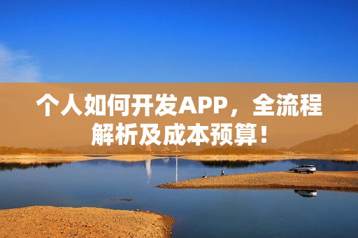 个人如何开发APP,全流程解析及成本预算! 个人如何开发APP,全流程解析及成本预算!