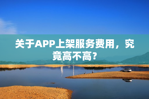 关于APP上架服务费用,究竟高不高? 关于APP上架服务费用,究竟高不高?