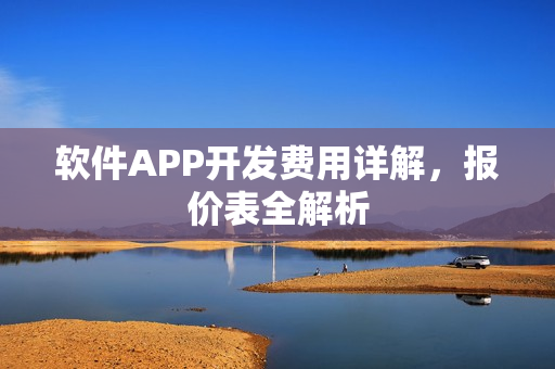 软件APP开发费用详解，报价表全解析