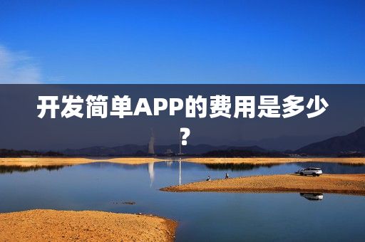 开发简单APP的费用是多少？