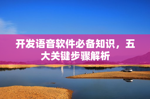 开发语音软件必备知识,五大关键步骤解析 开发语音软件必备知识,五大关键步骤解析