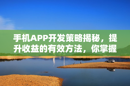 手机APP开发策略揭秘，提升收益的有效方法，你掌握了吗？