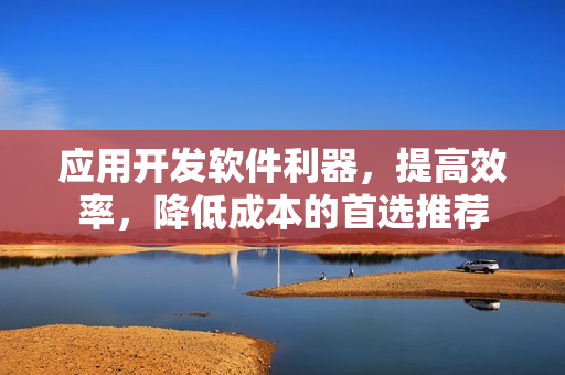 应用开发软件利器，提高效率，降低成本的首选推荐