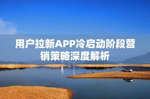 用户拉新APP冷启动阶段营销策略深度解析
