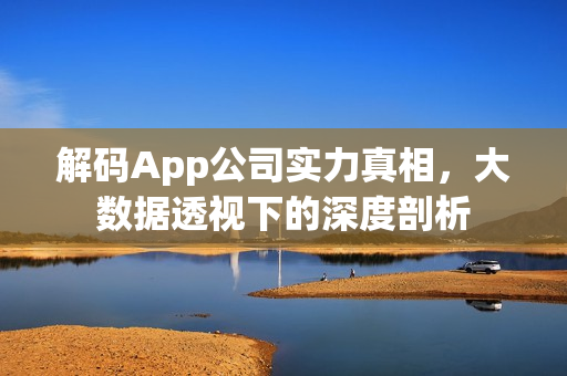 解码App公司实力真相,大数据透视下的深度剖析 解码App公司实力真相,大数据透视下的深度剖析