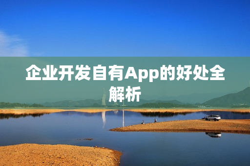 企业开发自有App的好处全解析