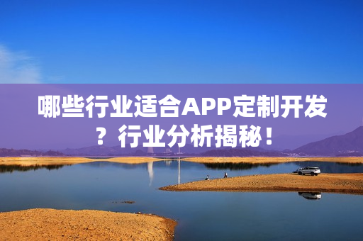哪些行业适合APP定制开发？行业分析揭秘！