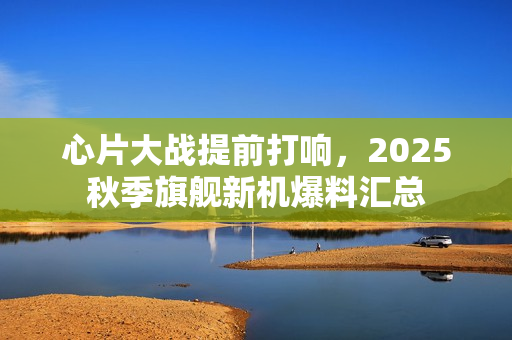 心片大战提前打响，2025秋季旗舰新机爆料汇总