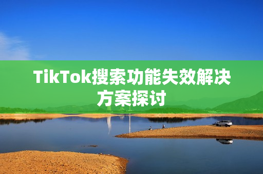 TikTok搜索功能失效解决方案探讨