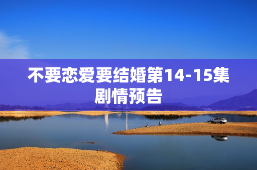 不要恋爱要结婚第14-15集剧情预告