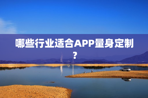 哪些行业适合APP量身定制？