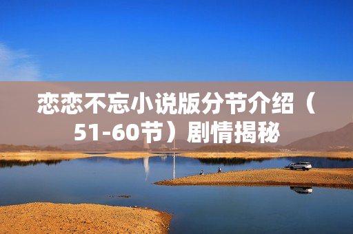 恋恋不忘小说版分节介绍（51-60节）剧情揭秘