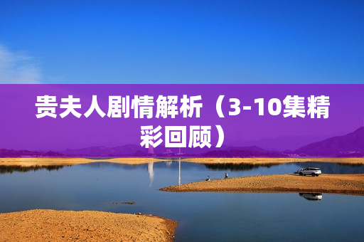 贵夫人剧情解析（3-10集精彩回顾）