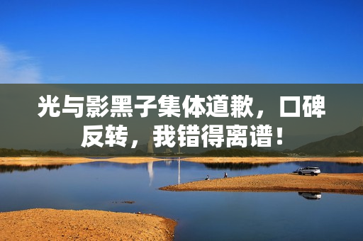 光与影黑子集体道歉，口碑反转，我错得离谱！