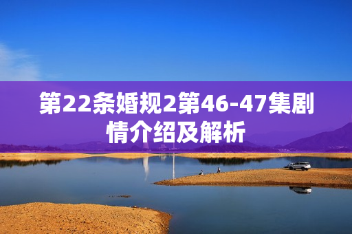 第22条婚规2第46-47集剧情介绍及解析