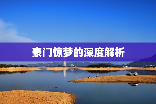 豪门惊梦的深度解析