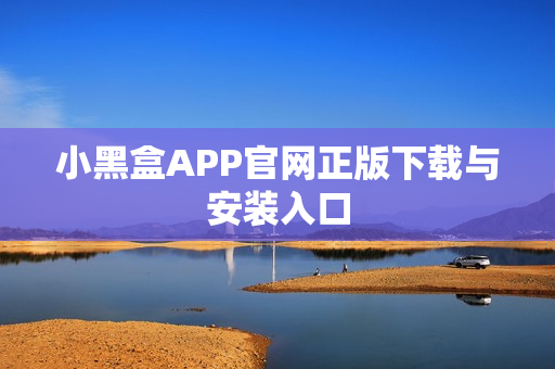 小黑盒APP官网正版下载与安装入口