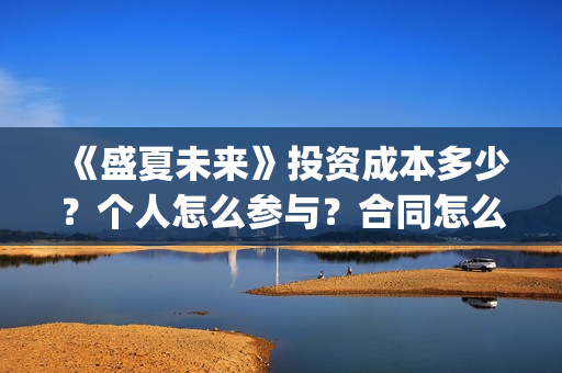 《盛夏未来》投资成本多少？个人怎么参与？合同怎么签？(盛夏未来ts)