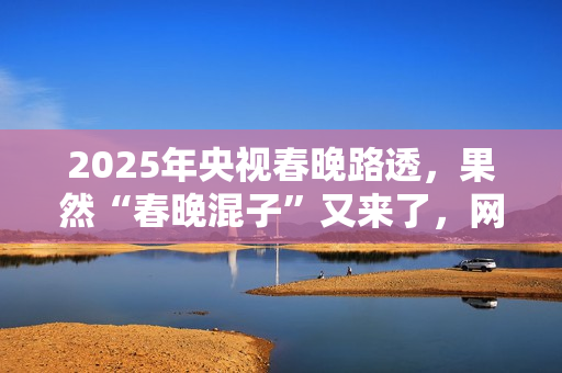 2025年央视春晚路透，果然“春晚混子”又来了，网友：有他就不看