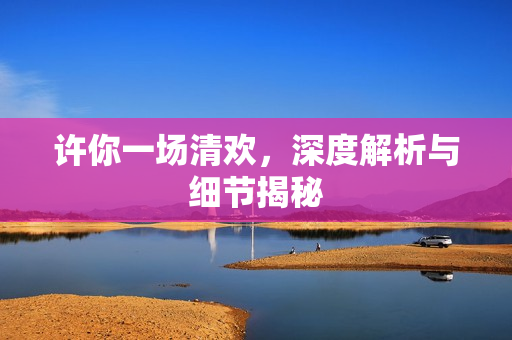 许你一场清欢，深度解析与细节揭秘