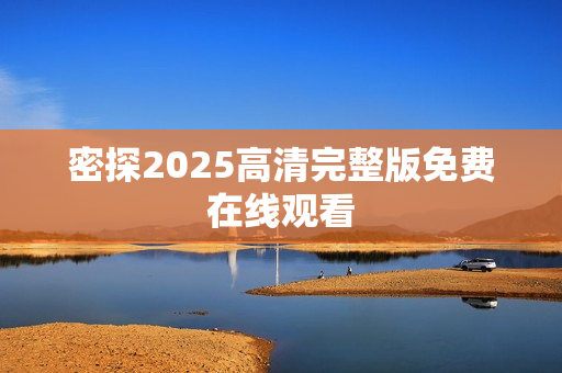 密探2025高清完整版免费在线观看