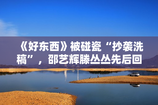 《好东西》被碰瓷“抄袭洗稿”，邵艺辉滕丛丛先后回应