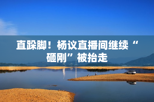 直跺脚！杨议直播间继续“砸刚”被抬走