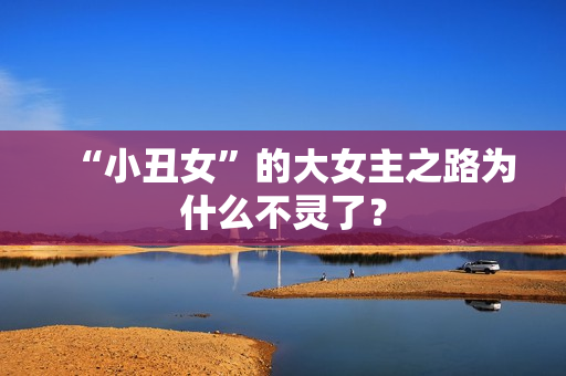 “小丑女”的大女主之路为什么不灵了？