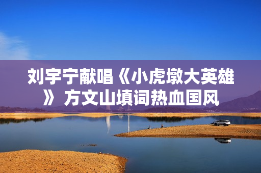 刘宇宁献唱《小虎墩大英雄》 方文山填词热血国风