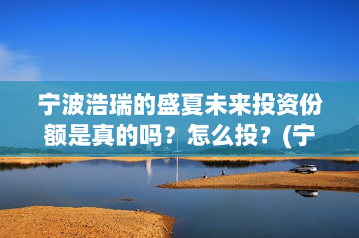 宁波浩瑞的盛夏未来投资份额是真的吗？怎么投？(宁波浩瑞的盛夏酒店)