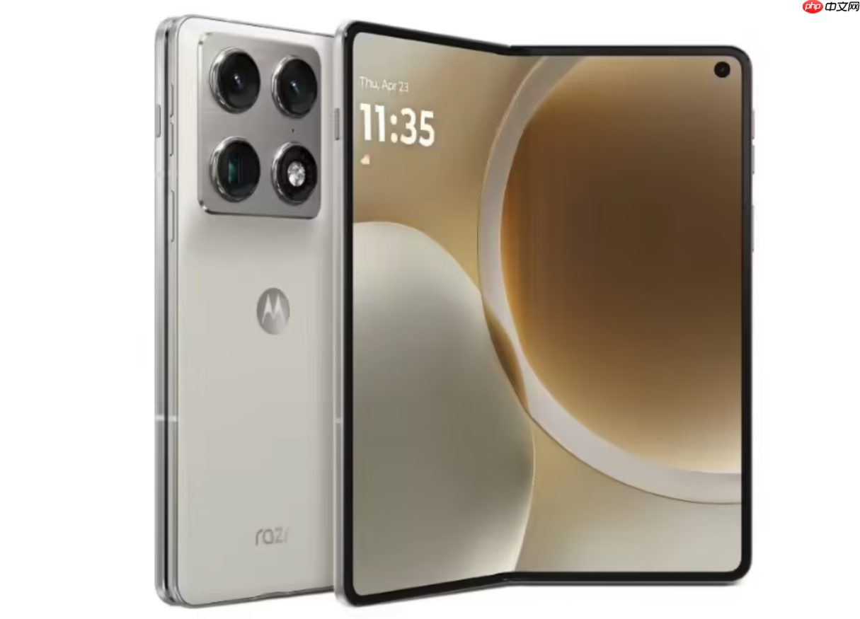摩托罗拉首款大折叠Razr Fold发布:8.09英寸内屏+6.59外屏