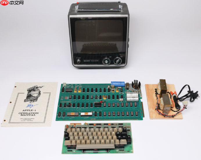 乔布斯遗物及 Apple I 原型机被拍卖