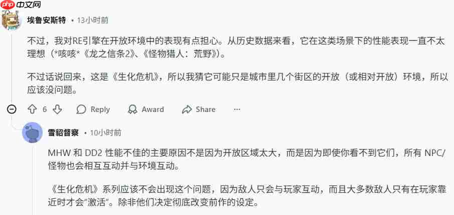 英伟达展示《生化危机9》场景引担忧 re引擎又要做开放世界?