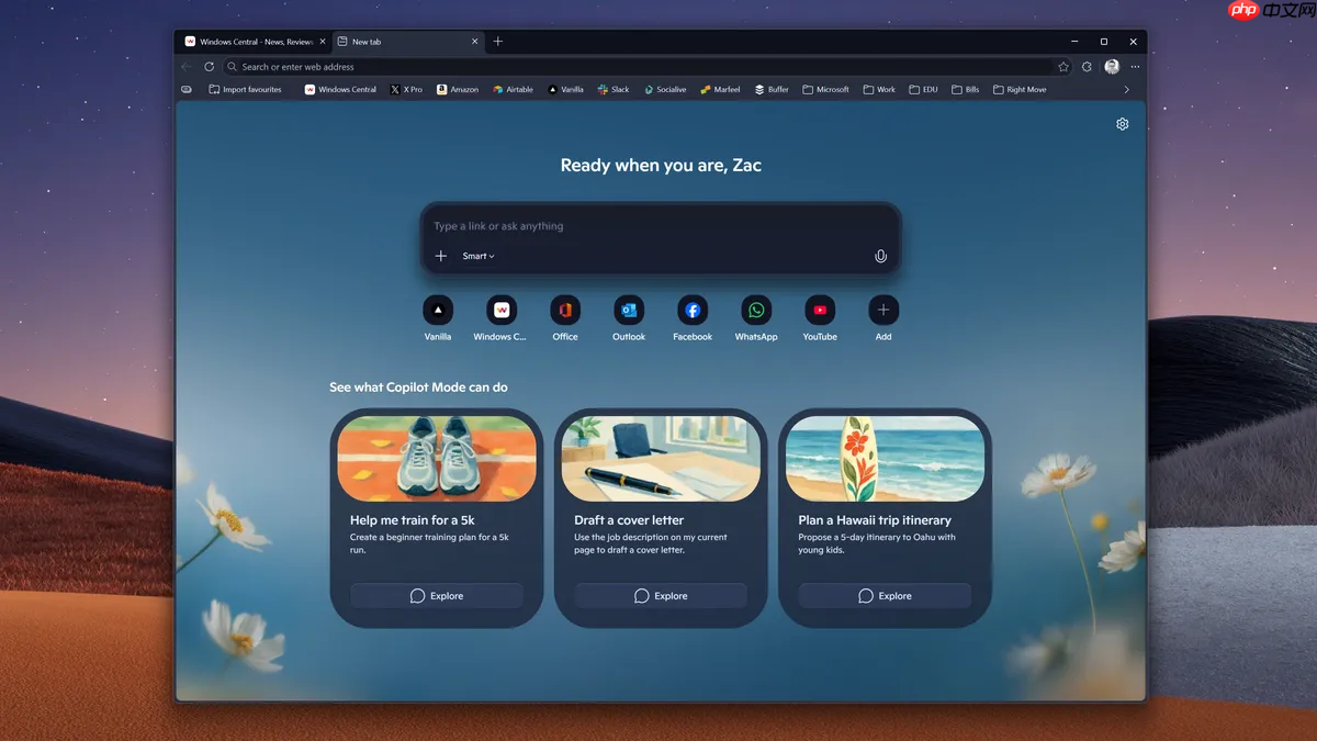 微软 Edge 迎来 Copilot 式大改版:界面全面向 AI 看齐