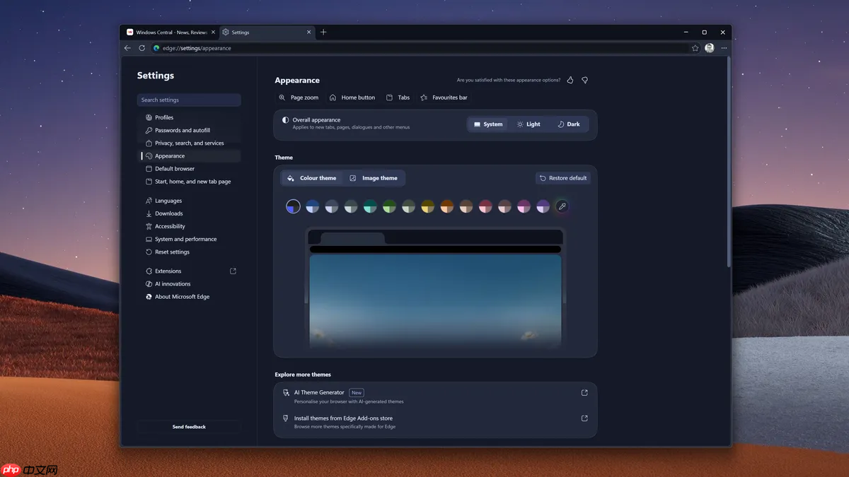 微软 Edge 迎来 Copilot 式大改版:界面全面向 AI 看齐