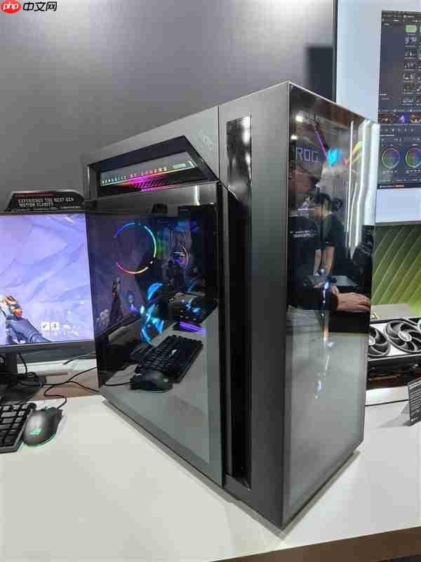 华硕梦幻电竞旗舰！ROG枪神10X台式机惊艳首秀：首创全息投影颜值无敌