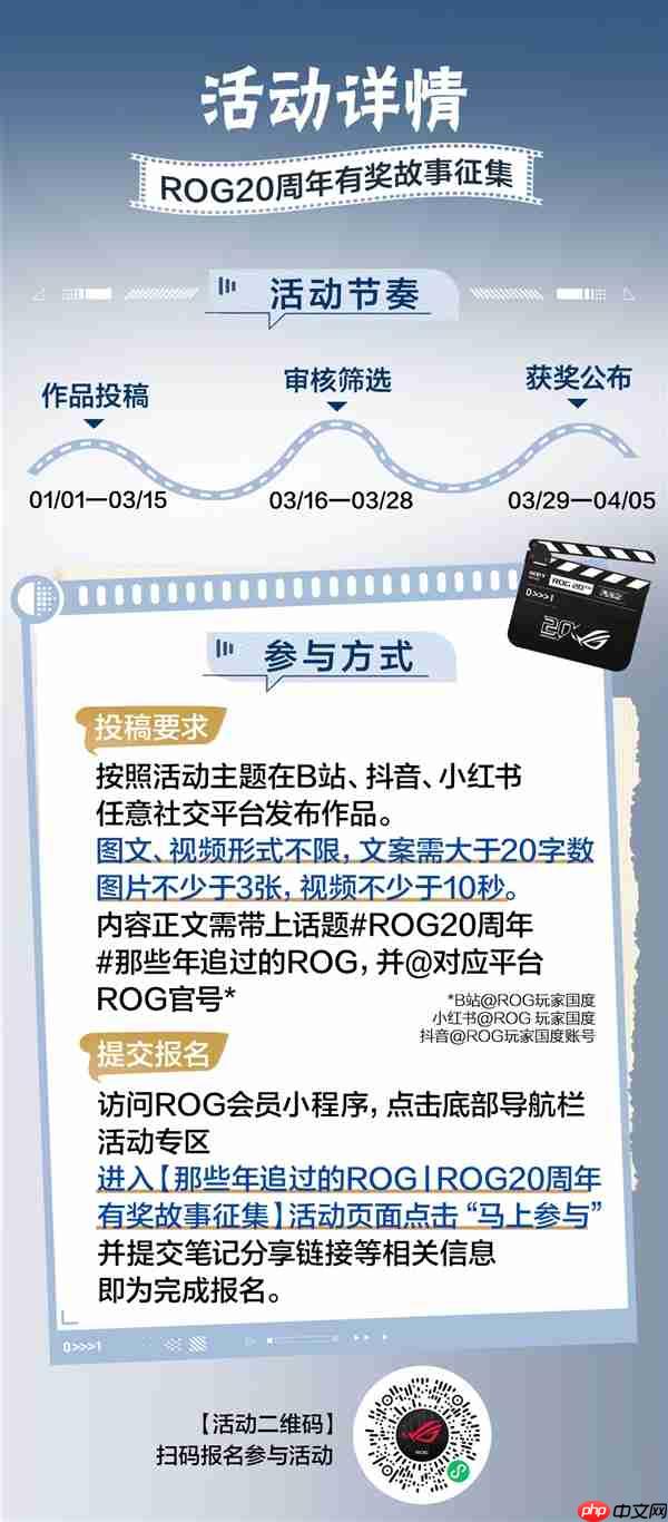 ROG20周年有奖征集 ROG主板新品亮相CES2026