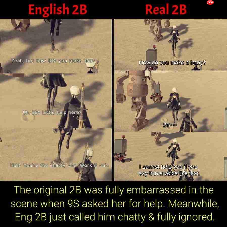 2B性格是如何？《尼尔：机械纪元》日英台词差异引发热议