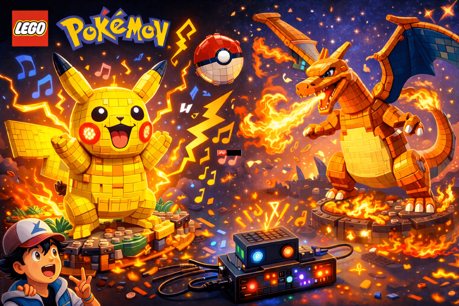 乐高×宝可梦首度跨界合作：智慧砖重现动态神韵、豪华组售价破2万