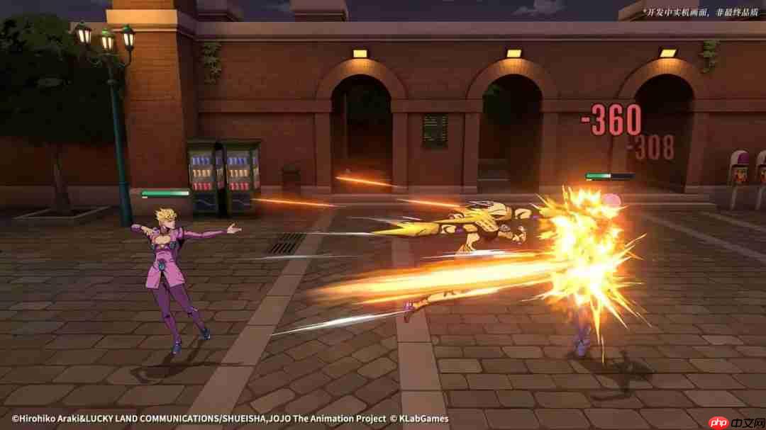 手游《JOJO的奇妙冒险:黄金赞歌》首曝PV&实机发布