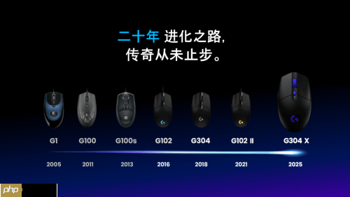 传奇新生,轻稳制胜 罗技 G304 X 秒鲨 无线游戏鼠标重磅上市