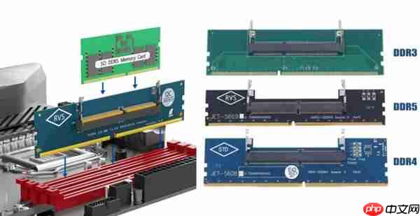 内存价格起飞怎么办:转换器让SO-DIMM笔记本内存装进主机!