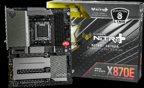 NITRO+氮动极光特别版与钛色版X870E旗舰主板强势上新 创新背插技术赋能极致游戏体验