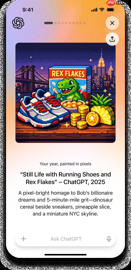 ChatGPT 上线“年终回顾”功能